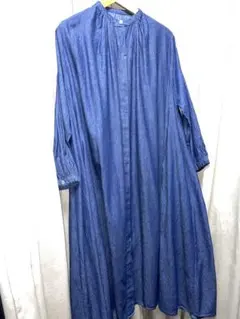 No one knows テントラインボリュームギャザーワンピース　M〜Ｌ