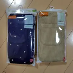 ユニクロ　【新品未開封】フリースレギンス 2点セット　サイズ１００　Ａ