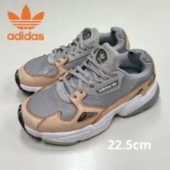 adidas オリジナル　レディース　ファルコン　22.5cm グレー×オレンジ