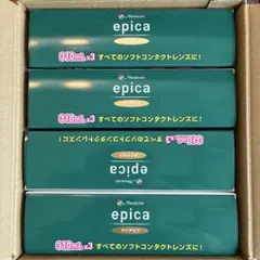Menicon epica アクアモア 310mL3本×4箱　洗浄保存液