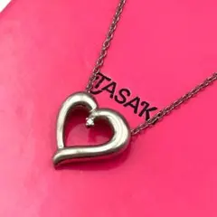TASAKI タサキ ネックレス ハート ダイヤモンド 0.01ct シルバーのサムネイル