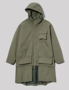 新品　サイズＬ　エンジニアドガーメンツ　パデッドシェルパーカ　オリーブ