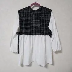 長袖シャツ　チェック