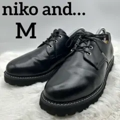 美品　niko and… プレーントゥシューズ　革靴　Mサイズ
