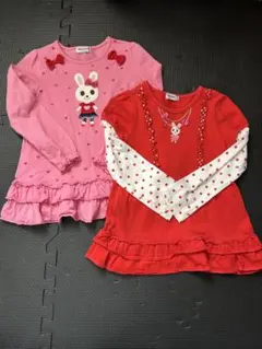 miki HOUSE 長袖カットソー 2枚セット 120