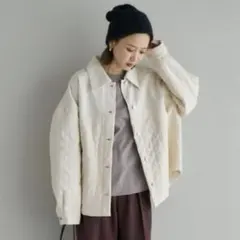 【新品】mysa closet キルティングジャケット 田中里奈 デニム切り替え