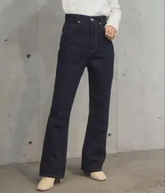 tiptop ダークブルー ブーツカットデニム Lサイズ