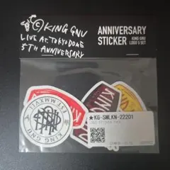 King Gnu ANNIVERSARY STICKER