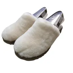 箱付き 未使用 UGG フラッフ イヤー クロッグ サンダル 24.5cm