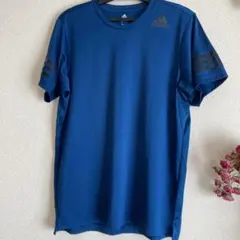 adidasTシャツ 青