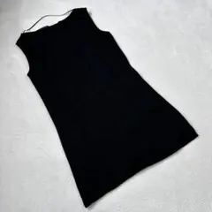 極美品☆ミューズドゥドゥーズィエムクラス ノースリーブブラウス 黒 