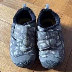 KEEN 動物柄 スニーカー グレー　17センチ
