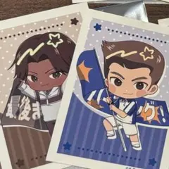 【 新テニスの王子様 / ROUND1 】フレフレ ステッカー 赤澤＆河村