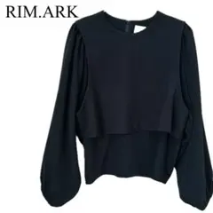 RIM.ARK リムアーク　ベスト　レイヤード　トップス　黒　日本製のサムネイル
