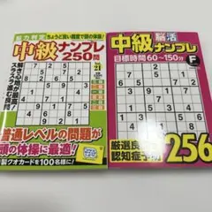 【 新品 】中級ナンプレ ２冊セット