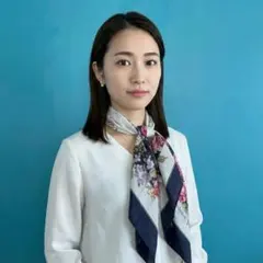 c3 イヴサンローラン 大判スカーフ シルク100% 花柄 ネイビー 77cm