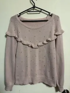 MAJESTIC LEGON フリル付きニット