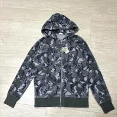 タグ付 オールドユニクロ 00’s 迷彩 ダブルジップ サーマル パーカー レア