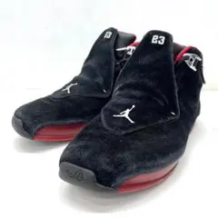 NIKE AIR JORDAN 18 スニーカー 28cm 黒 赤
