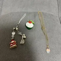 スイーツストラップ　ネックレスまとめ売り