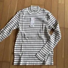 UNIQLO リブハイネックボーダーT 試着のみ