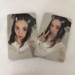 THE STORY GOES ON チェヨン　封入トレカ2枚