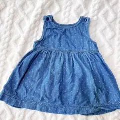 babygap デニムドットワンピース 90