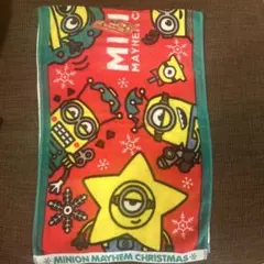 ミニオン クリスマス ロングフェイスタオル 約34×100cm