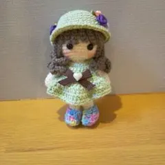 たにとも様専用【ハンドメイド】あみぐるみ 女の子 着せ替え ひまわり