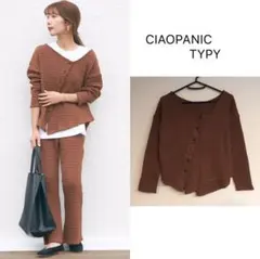 【新品】CIAOPANIC TYPY.キャメルトップス