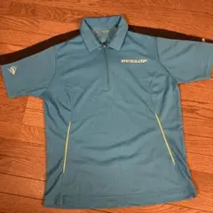 DUNLOP ポロシャツ L 青