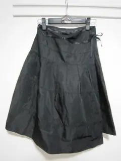 ジョセフJOSEPH黒の巻きスカート36　ジョゼフ　　184 　Y320のサムネイル