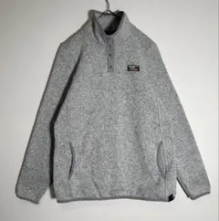 L.L.Beanエルエルビーン スナップボタン　刺繍ロゴ　フリースジャケット