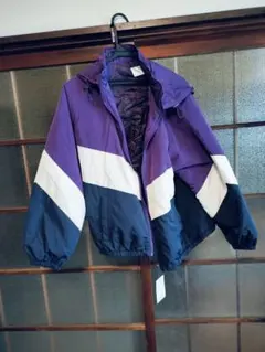 きぬ様専用未使用タグ付　カラーブロック　フード付きジャンパー　コルザ