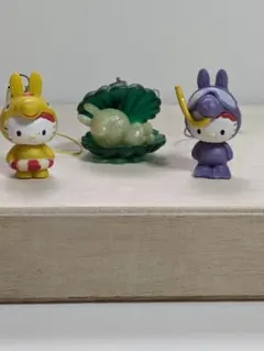 ハローキティのウインタースポーツ！！キティとロディのコラボストラップ３個