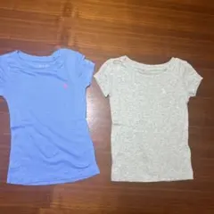 POLO RALPH LAUREN グレー ブルーTシャツセット3T 100cm