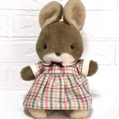 値下げ 昭和レトロ ヴィンテージ LIBERTY リバティうさぎぬいぐるみ b2