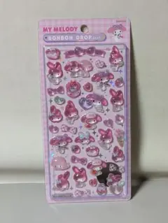 My Melody ボンボンドロップシール