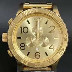 No.644 NIXON THE 51-30 CHRONO ゴールド 美品！！ - メルカリ