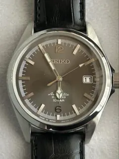 【超美品】SEIKO 自動巻き時計 グレー