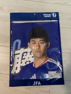 サッカー日本代表 中村敬斗 プレーヤーズフォトフェイスタオルマフラー
