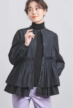 タグ付き新品　ユナイテッドアローズ　Pタフタブラウス