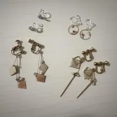 イヤリング4点セット　スリーコインズ　3coins