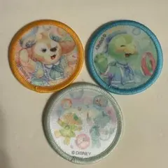 ダッフィー カラフルハピネス ワッペン リーナベル オルメル クッキーアン