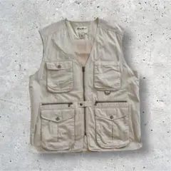 古着90s Eddie Bauer フィッシングベスト M/M ベージュ 古着90s Eddie Bauer フィッシングベスト M/M ベージュ - メルカリ