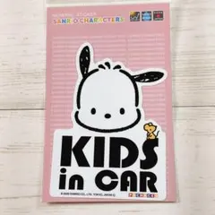 ポチャッコ　車用 ステッカー　キッズインカー　KIDS in CAR サンリオ