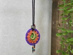 【ハンドメイド】 エスニック モチーフ ネックレス