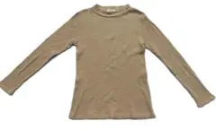 LACOSTE ベージュ リブニット 長袖