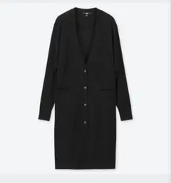 ユニクロ　UVカットドルマンロングカーディガン S ロングカーデ　着る日焼け止め