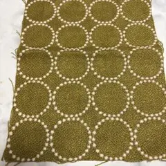 タンバリン　マスタード×ライトピンク　はぎれ　ミナペルホネン